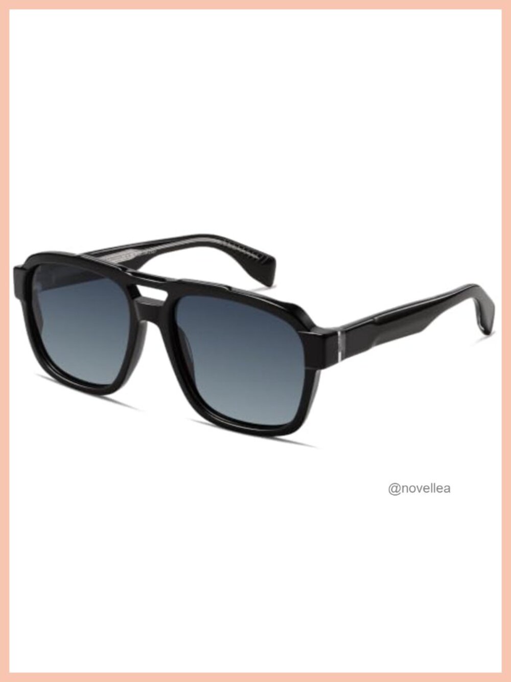 Retro Aviator Polarized Acetate Sunglasses UV400 Men Women